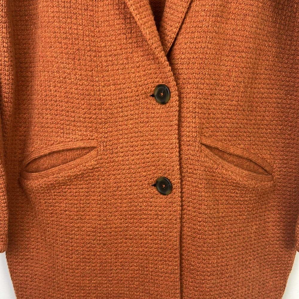 Madewell Textured BlazernSweater Jacket Size XXS Cozy Cardigan Knit Slouchy Coat - Picture 13 of 16